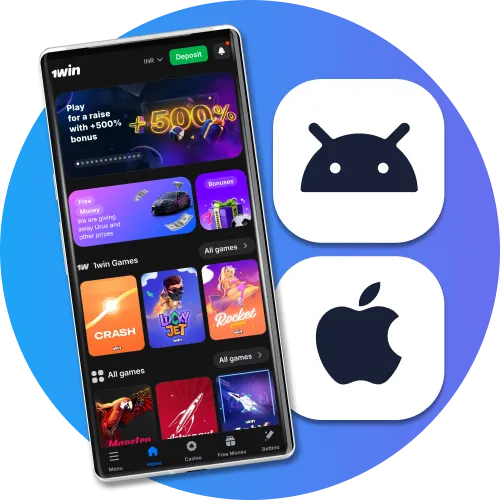Experience the best of betting with 1win’s official apps for iOS, Android, and PC.