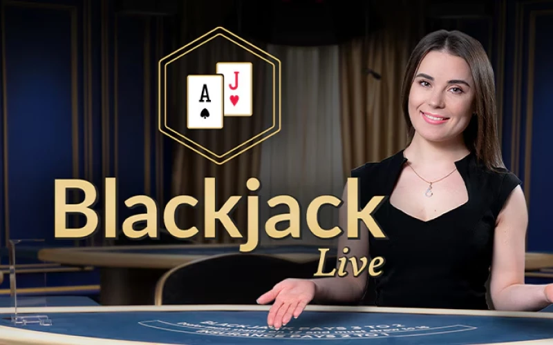 Bet and win in Blackjack Live game at 1Win casino.